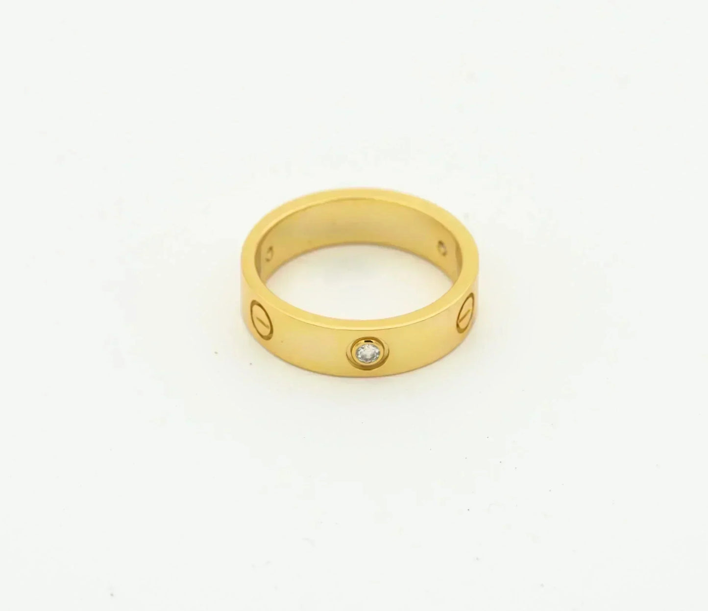 [Eterna Jewels]LOVE RING 4MM 1 DIAMANT GOLD