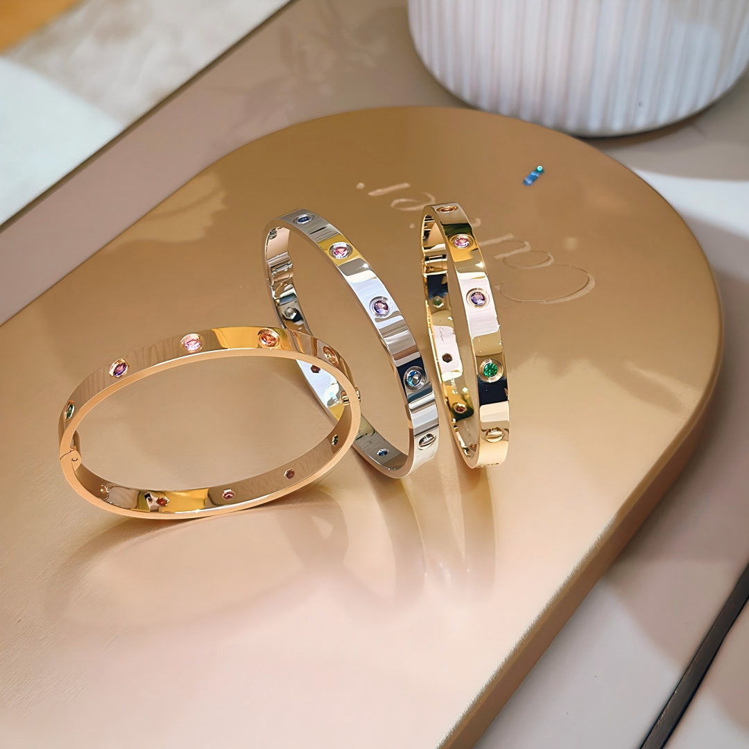 [Eterna Jewels]2026 RAINBOW LOVE BRACELET 6.1MM  10 DIAMONDS