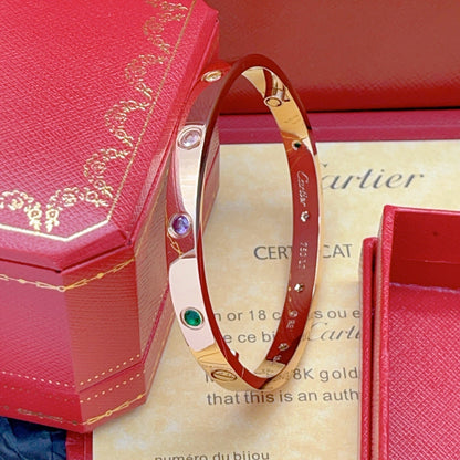 [Eterna Jewels]2026 RAINBOW LOVE BRACELET 6.1MM  10 DIAMONDS