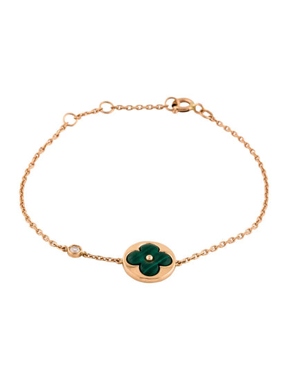 [Eterna Jewels]SUN MALACHIT 1 DIAMANT ROSÉGOLD ARMREIF