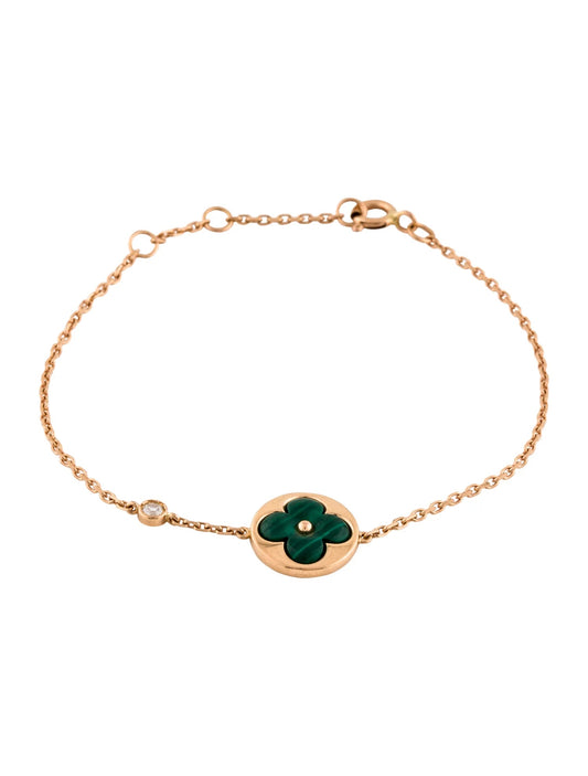 [Eterna Jewels]SUN MALACHIT 1 DIAMANT ROSÉGOLD ARMREIF