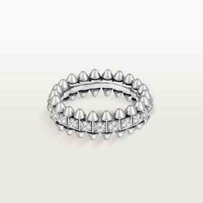 [Eterna Jewels]CLASH 6.4MM SMALL FULL DIAMOND RING