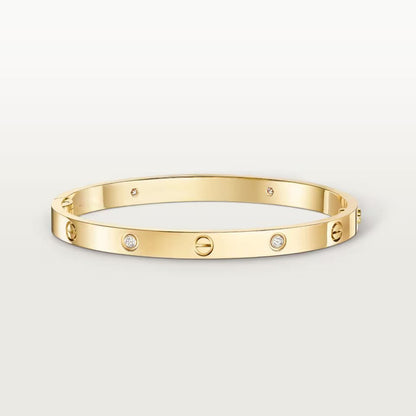 [Eterna Jewels]LOVE BRACELET 4.8MM 4 DIAMONDS