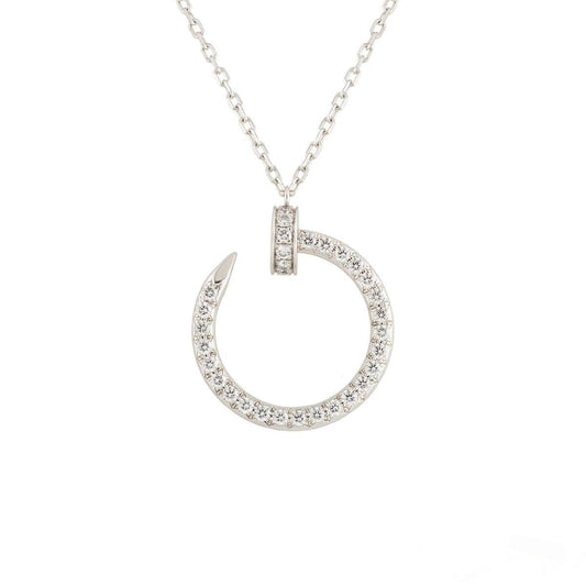 [Eterna Jewels]JUSTE HALSKETTE SILBER DIAMANTEN