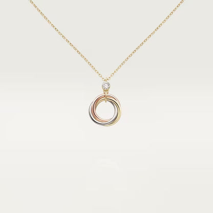 [Eterna Jewels]TRINITY  NECKLACE 1 DIAMOND