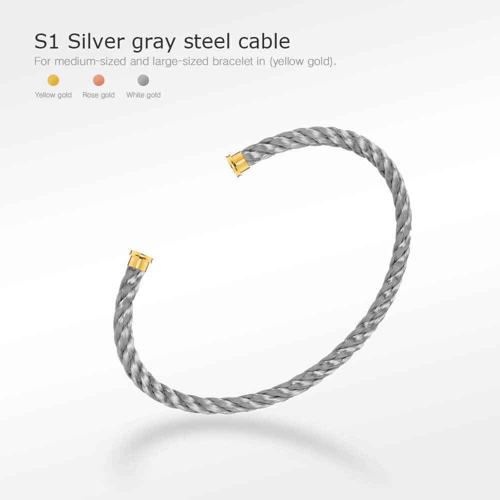 [Eterna Jewels]FORCE SERIES ARMBANDKABEL 50 AUSWAHLMÖGLICHKEITEN (DIY-AUSWAHL)