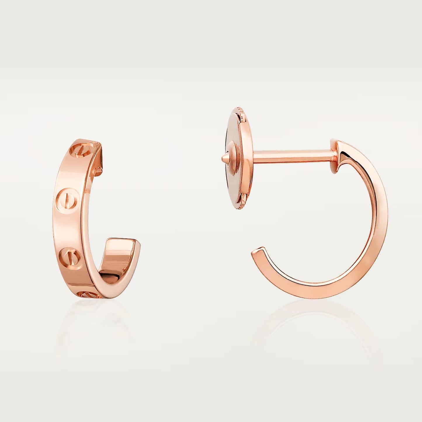 [Eterna Jewels]LOVE EARRINGS 2.65 MM NO DIAMOND SMALL