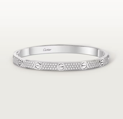 [Eterna Jewels]NEW-LOVE-4.8MM-Breite Diamantbesetztes Armband