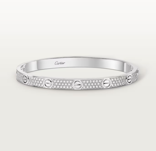 [Eterna Jewels]NEW-LOVE-4.8MM-Breite Diamantbesetztes Armband