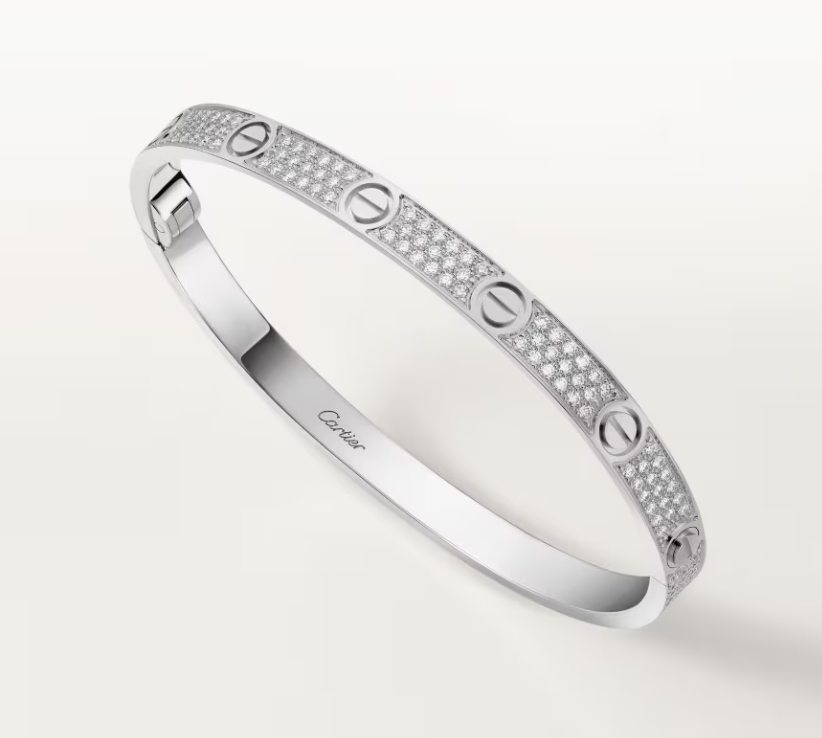 [Eterna Jewels]NEW-LOVE-4.8MM-Breite Diamantbesetztes Armband