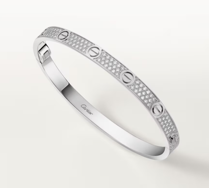 [Eterna Jewels]NEW-LOVE-4.8MM-Breite Diamantbesetztes Armband