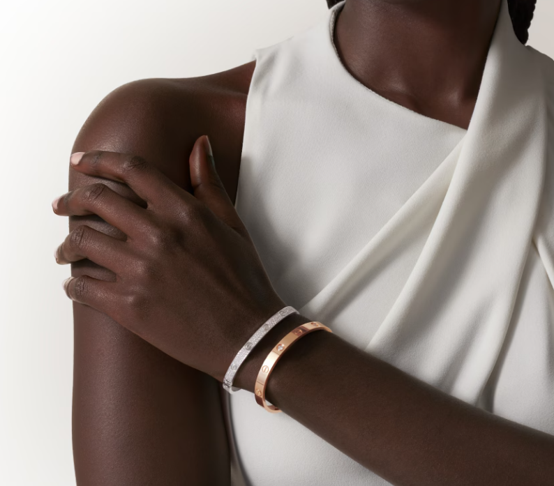 [Eterna Jewels]NEW-LOVE-4.8MM-Breite Diamantbesetztes Armband