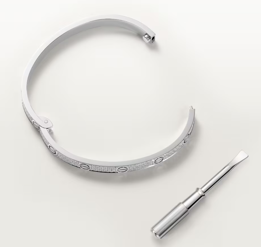 [Eterna Jewels]NEW-LOVE-4.8MM-Breite Diamantbesetztes Armband
