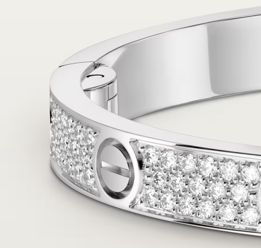 [Eterna Jewels]NEW-LOVE-4.8MM-Breite Diamantbesetztes Armband