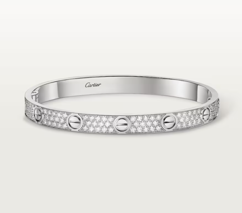 [Eterna Jewels]NEU-LIEBE-6.1MM-Breites Diamantbesetztes Armband