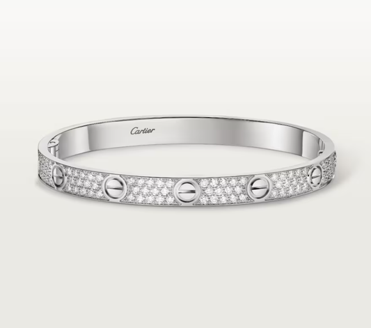 [Eterna Jewels]NEU-LIEBE-6.1MM-Breites Diamantbesetztes Armband