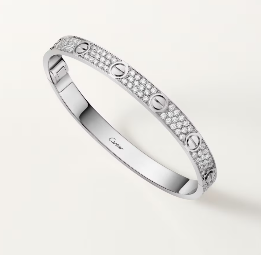 [Eterna Jewels]NEU-LIEBE-6.1MM-Breites Diamantbesetztes Armband