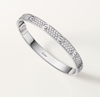 [Eterna Jewels]NEU-LIEBE-6.1MM-Breites Diamantbesetztes Armband