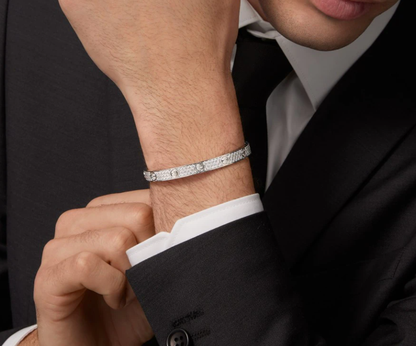 [Eterna Jewels]NEU-LIEBE-6.1MM-Breites Diamantbesetztes Armband