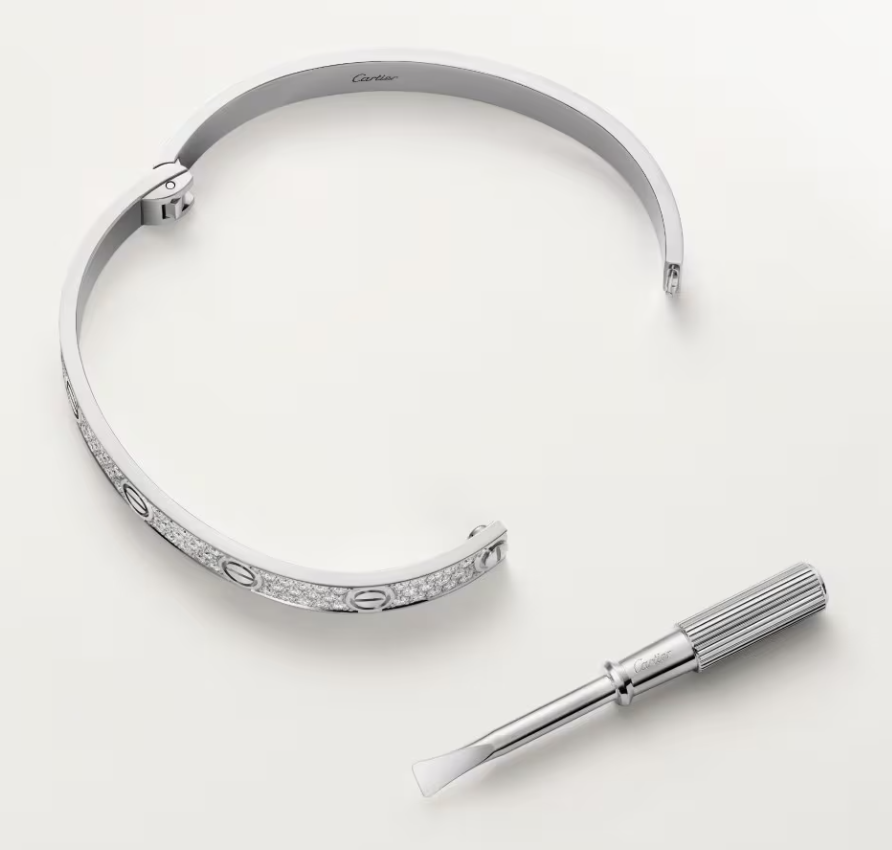 [Eterna Jewels]NEU-LIEBE-6.1MM-Breites Diamantbesetztes Armband