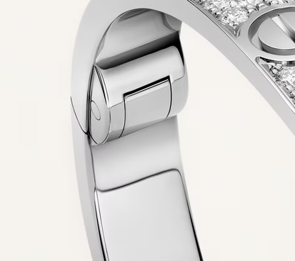 [Eterna Jewels]NEU-LIEBE-6.1MM-Breites Diamantbesetztes Armband