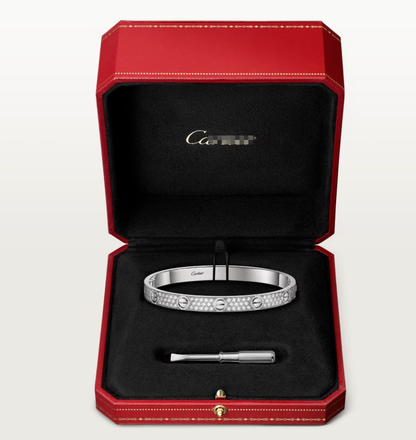 [Eterna Jewels]NEU-LIEBE-6.1MM-Breites Diamantbesetztes Armband
