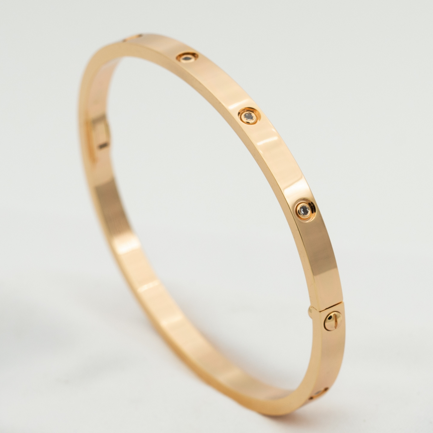[エテルナジュエルズ]LOVEブレスレット 3.65mm 10ダイヤモンド