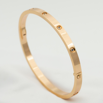 [エテルナジュエルズ]LOVEブレスレット 3.65mm 10ダイヤモンド
