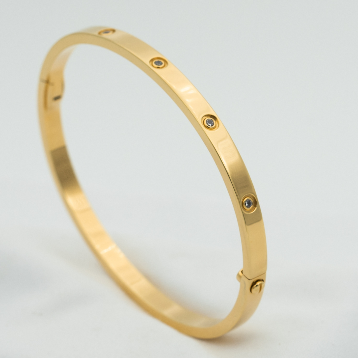 [エテルナジュエルズ]LOVEブレスレット 3.65mm 10ダイヤモンド