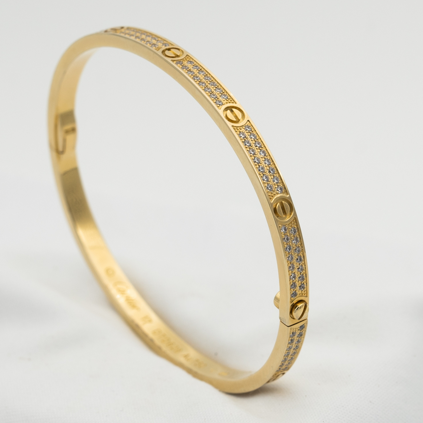 [Eterna Jewels]LIEBESARMBAND 3.65MM DIAMANTENBESETZT