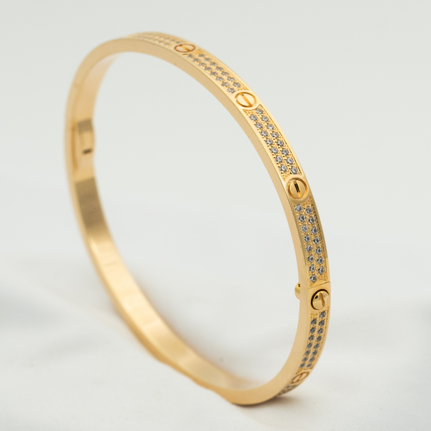 [Eterna Jewels]LIEBESARMBAND 3.65MM DIAMANTENBESETZT