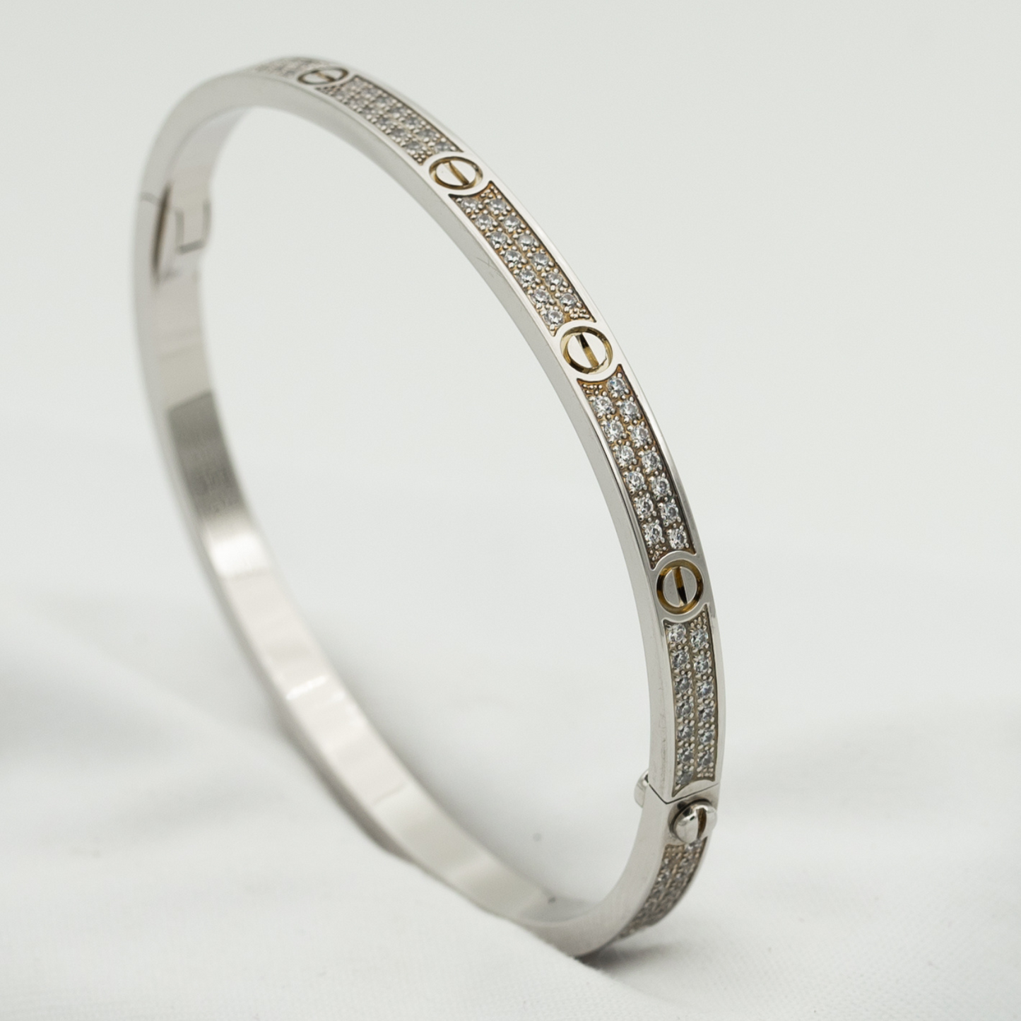 [Eterna Jewels]LIEBESARMBAND 3.65MM DIAMANTENBESETZT