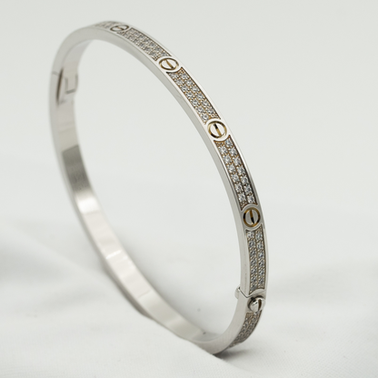 [Eterna Jewels]LIEBESARMBAND 3.65MM DIAMANTENBESETZT