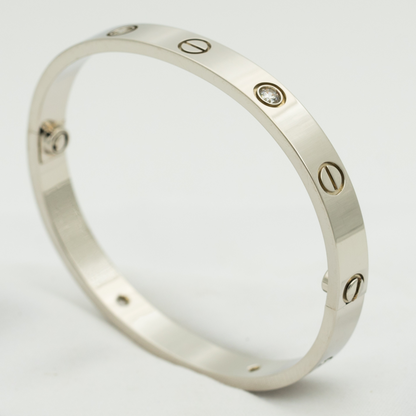 [Eterna Jewels]LIEBESARMBAND 6.1MM 4 DIAMANTEN