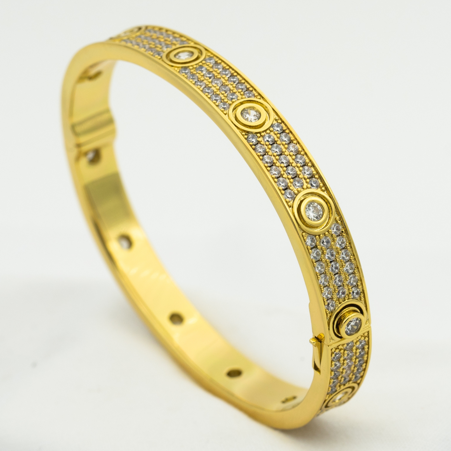 [Eterna Jewels]LOVE BRACELET 6.1MM DIAMOND-PAVED 10 BIG DIAMONDS