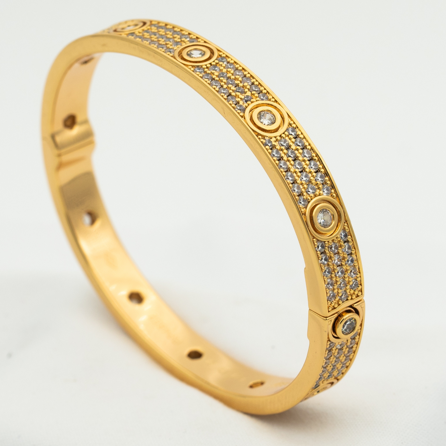 [Eterna Jewels]LOVE BRACELET 6.1MM DIAMOND-PAVED 10 BIG DIAMONDS