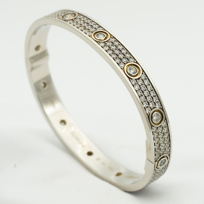 [Eterna Jewels]LOVE BRACELET 6.1MM DIAMOND-PAVED 10 BIG DIAMONDS