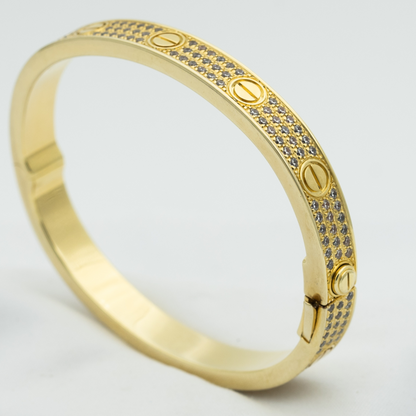 [Eterna Juwelen]LIEBESARMBAND 6.1MM DIAMANTENBESETZT