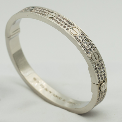 [Eterna Juwelen]LIEBESARMBAND 6.1MM DIAMANTENBESETZT