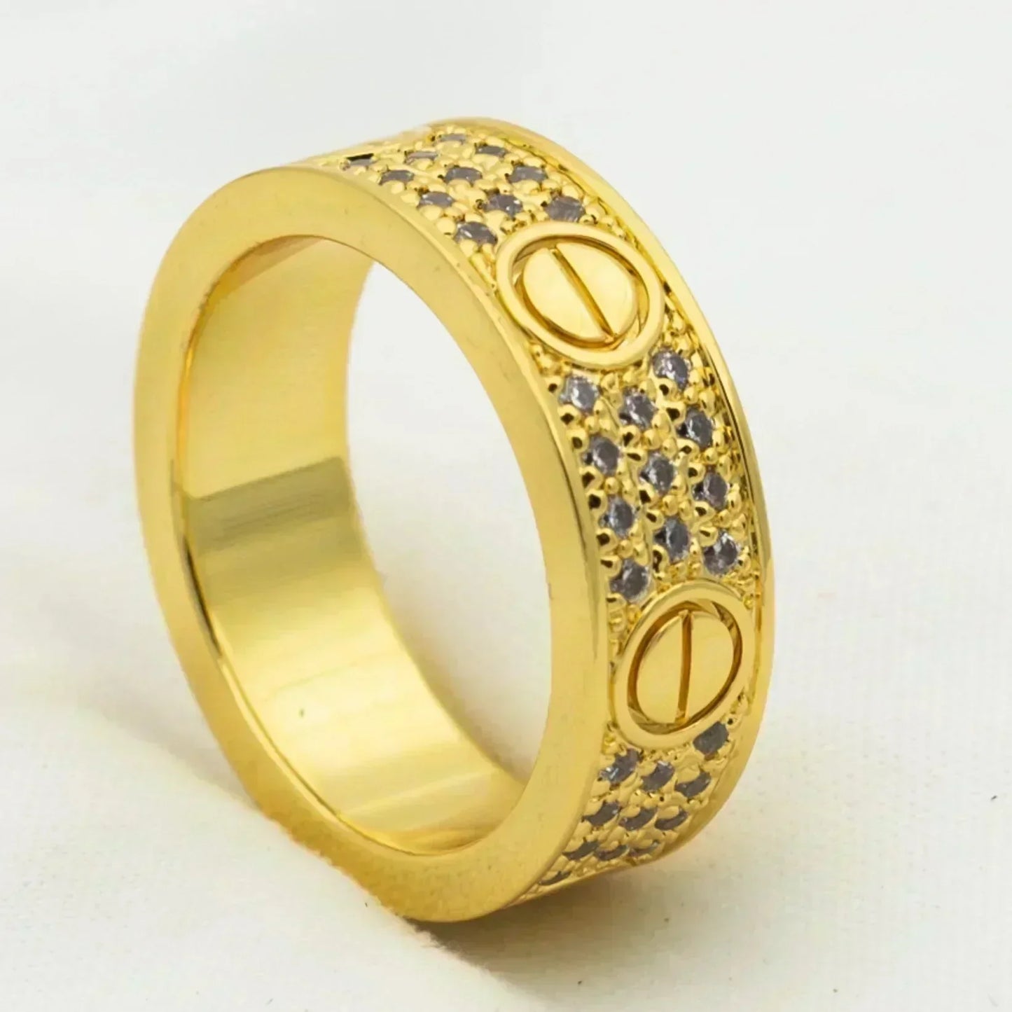 [Eterna Jewels]LOVE RING 5.5MM DIAMANTEN PFLASTERUNG