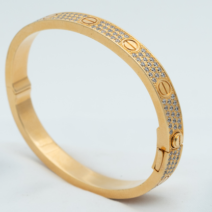 [Eterna Juwelen]LIEBESARMBAND 6.1MM DIAMANTENBESETZT
