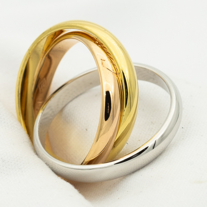 [Eterna Jewels Schmuck]TRINITY RING GOLD PINK GOLD SILBER