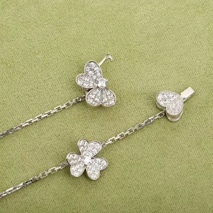 [Eterna Jewels]FRIVOLE SILBER 9 BLUMEN HALSKETTE