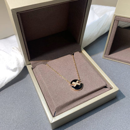 [Eterna Jewels]HALSKETTE AUS ROSÉGOLD MIT DIAMANTEN