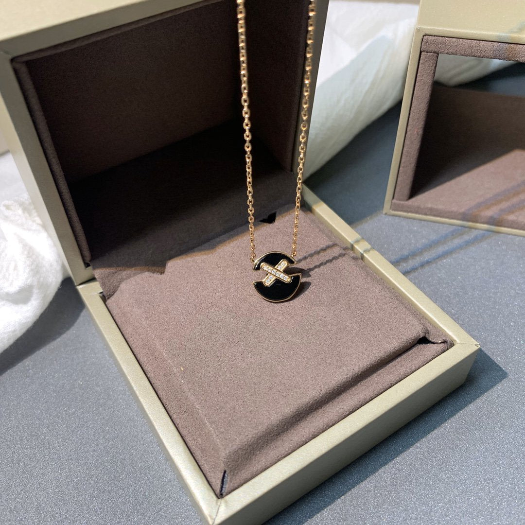 [Eterna Jewels]HALSKETTE AUS ROSÉGOLD MIT DIAMANTEN