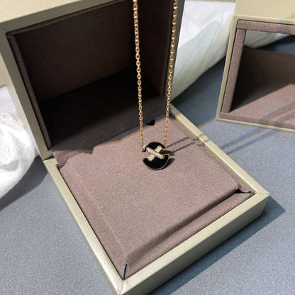 [Eterna Jewels]HALSKETTE AUS ROSÉGOLD MIT DIAMANTEN