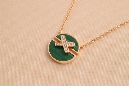 [Eterna Jewels]HALSKETTE AUS ROSÉGOLD MIT DIAMANTEN