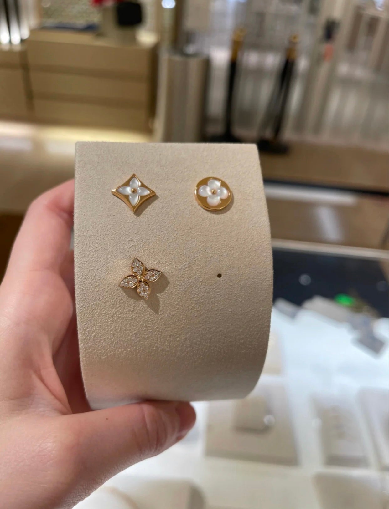 [Eterna Jewels]STAR BLOSSOM OHRSTECKER ROSÉGOLD DIAMANTEN