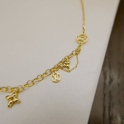 [Eterna Jewels]BLOOMING SUPPLE HALSKETTE MESSING