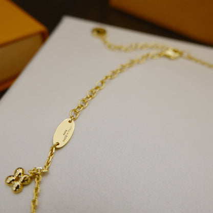 [Eterna Jewels]BLOOMING SUPPLE HALSKETTE MESSING